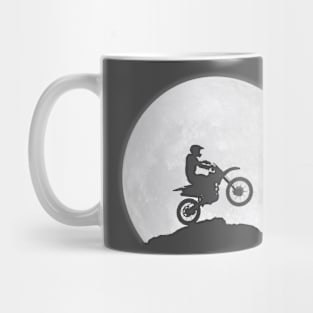 Motorcyclist and the Moon Mug